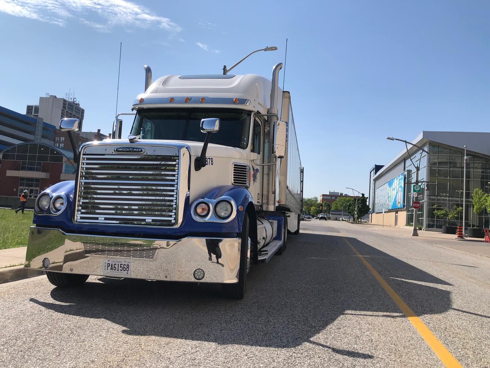Shehwaz Transport Truck on the road